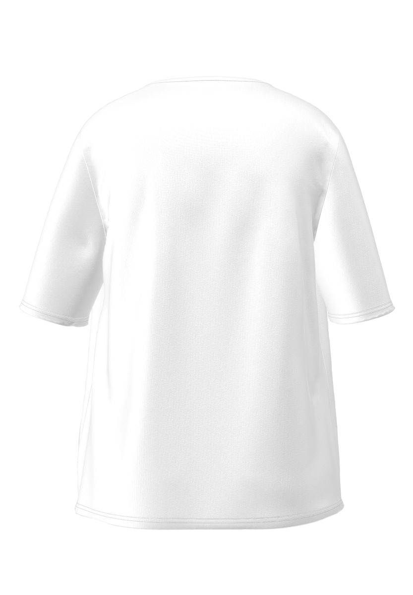 Blusenshirt NOS mit doppelt paspeliertem Ausschnitt