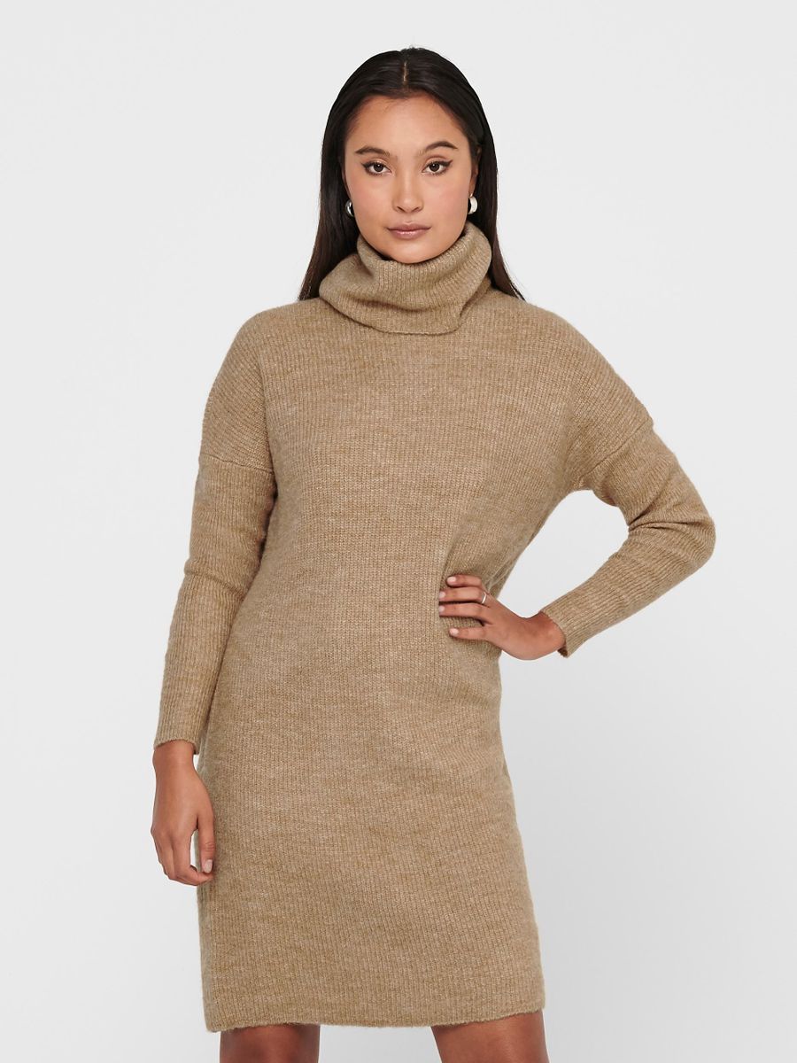 ONLJANA L/S COWLNCK DRESS  WOOL KNT NOOS