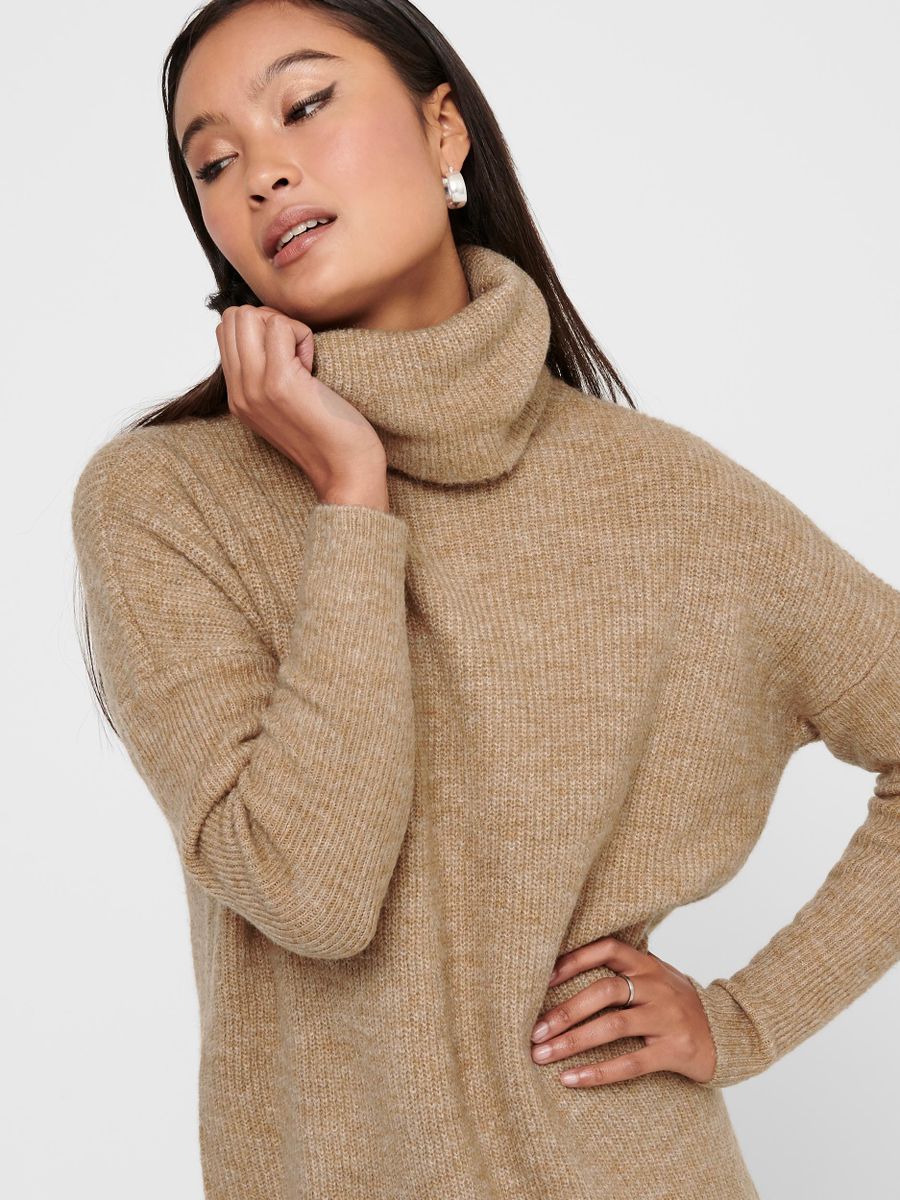 ONLJANA L/S COWLNCK DRESS  WOOL KNT NOOS