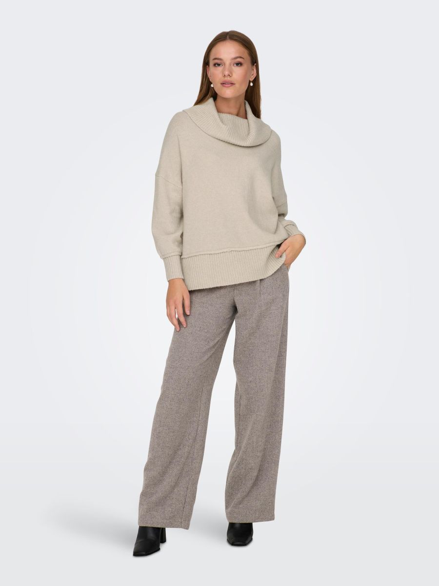 ONLHAZEL LS COWLNECK BF KNT