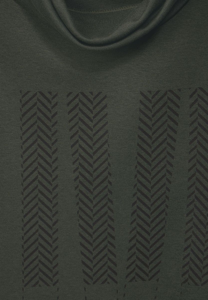 Volumenkragen Shirt