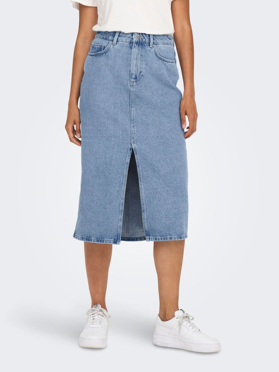 ONLBIANCA MIDI SKIRT DNM  REA NOOS