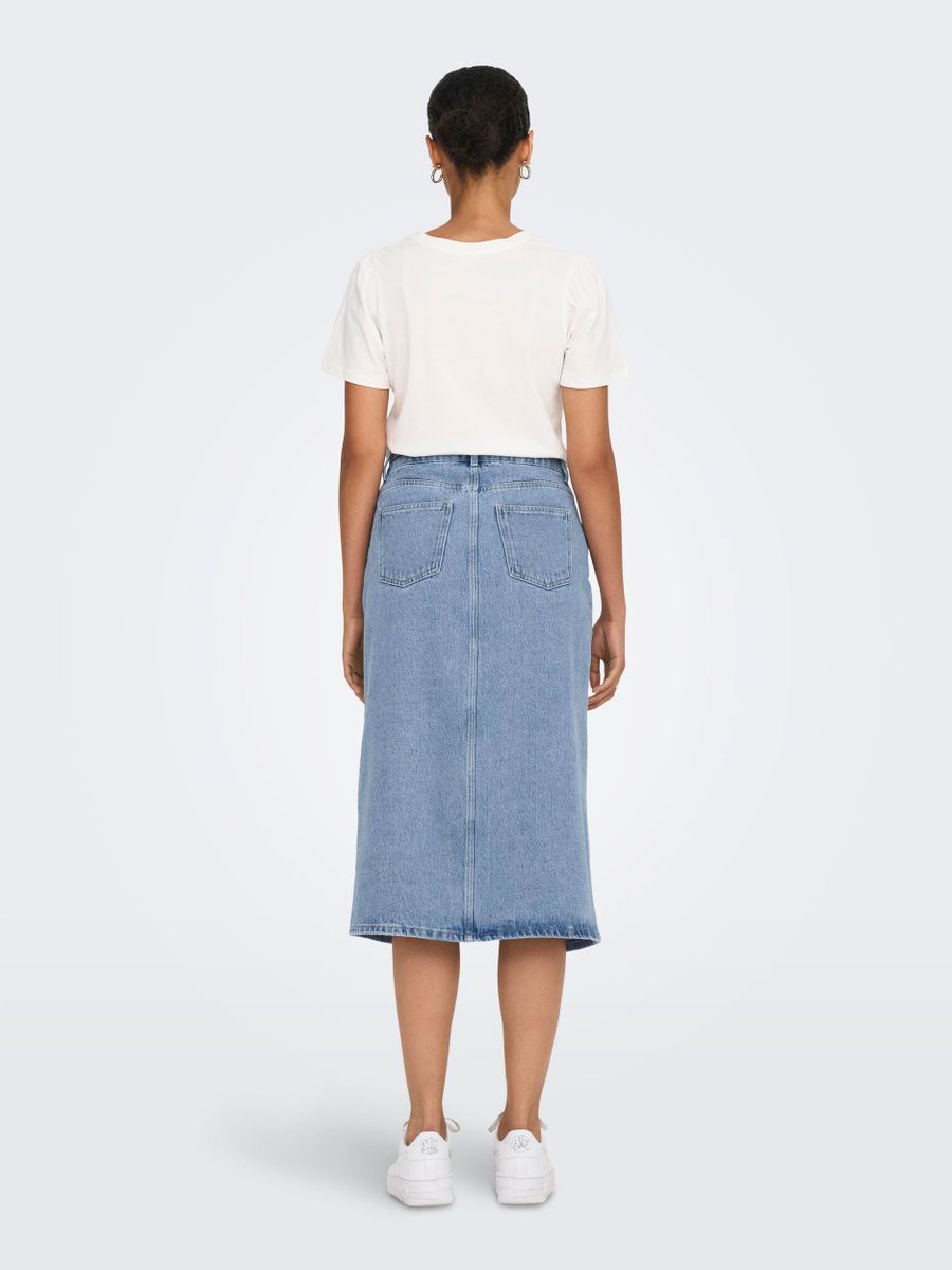 ONLBIANCA MIDI SKIRT DNM  REA NOOS