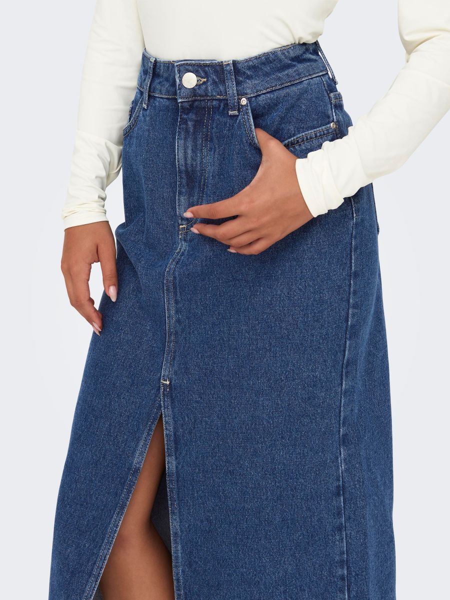 ONLBIANCA MIDI SKIRT DNM  REA NOOS